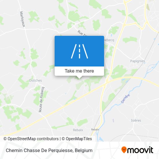 Chemin Chasse De Perquiesse map