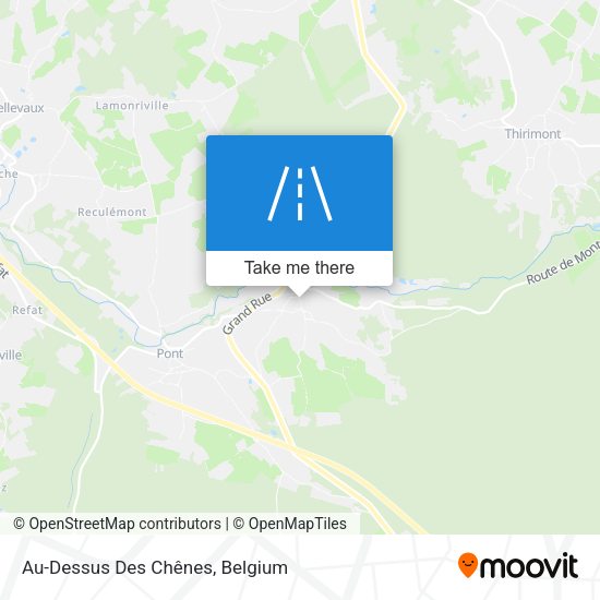 Au-Dessus Des Chênes map