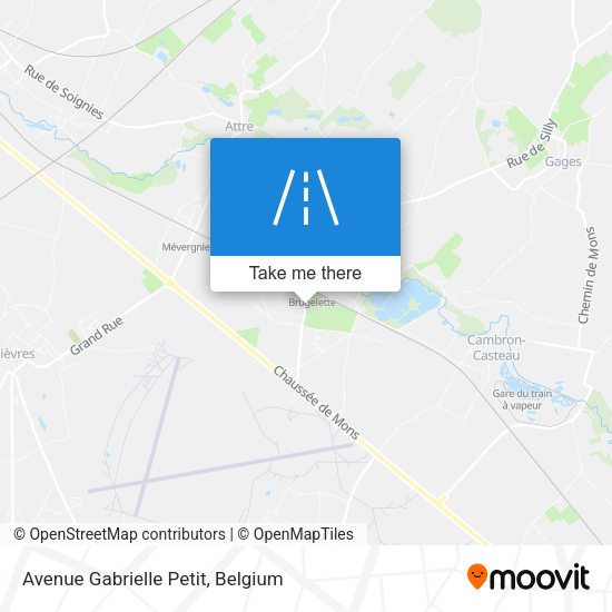Avenue Gabrielle Petit plan