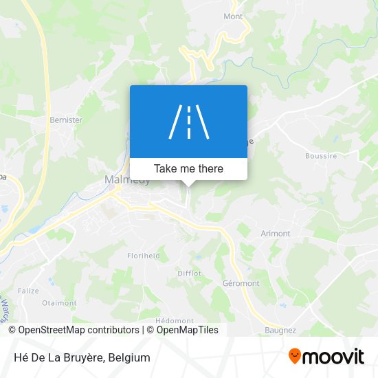 Hé De La Bruyère map