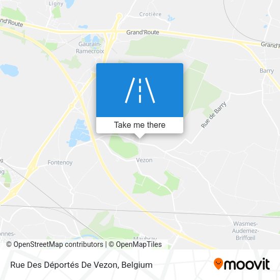 Rue Des Déportés De Vezon plan