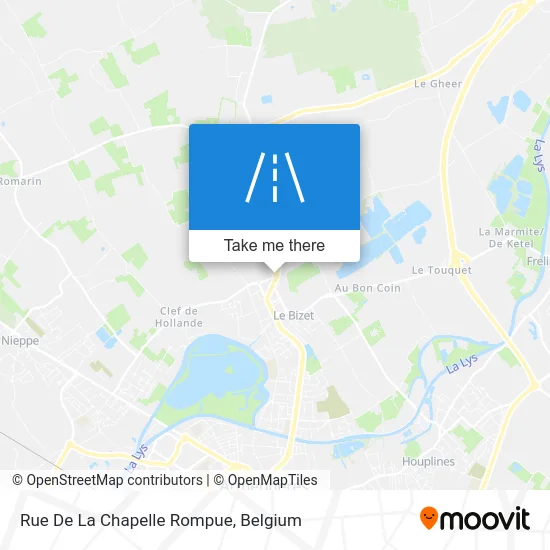 Broken Chapel Street map