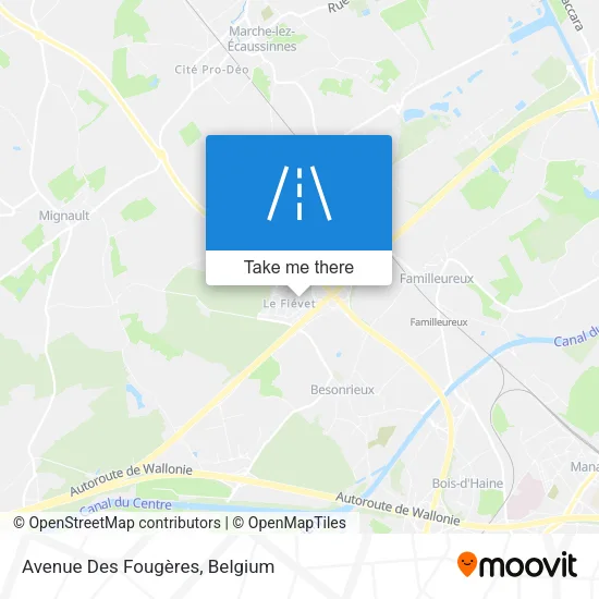 Avenue Des Fougères map
