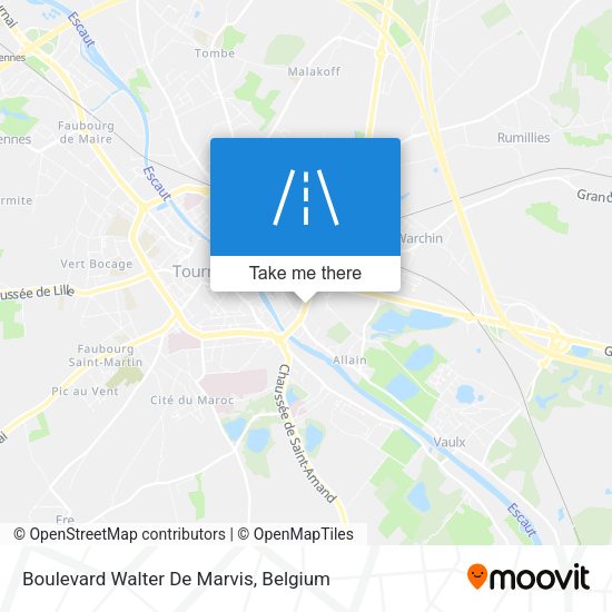 Boulevard Walter De Marvis plan