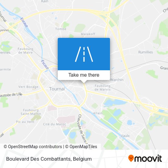 Boulevard Des Combattants map