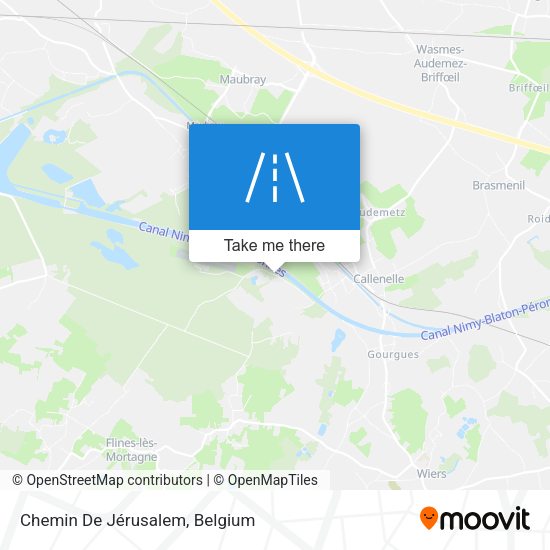 Chemin De Jérusalem plan