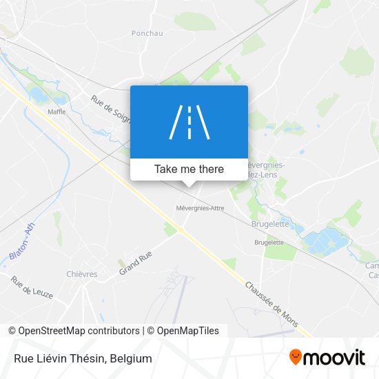 Rue Liévin Thésin map