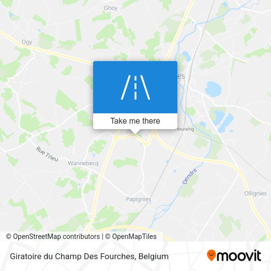 Giratoire du Champ Des Fourches map