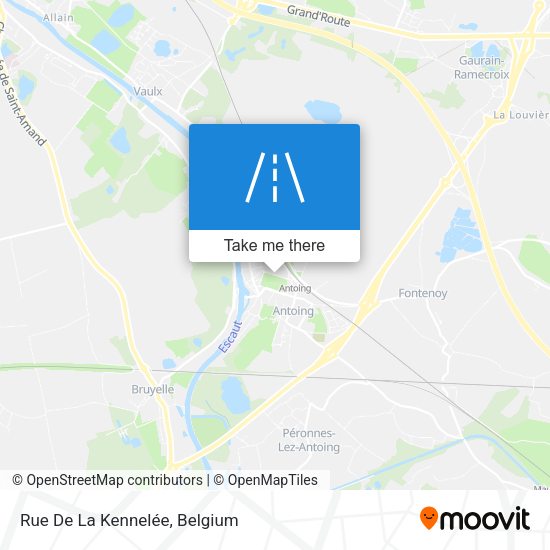 Rue De La Kennelée map