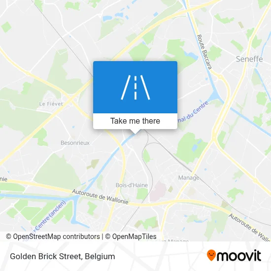 Golden Brick Street map