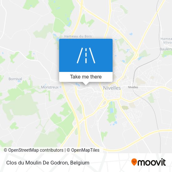 Clos du Moulin De Godron map
