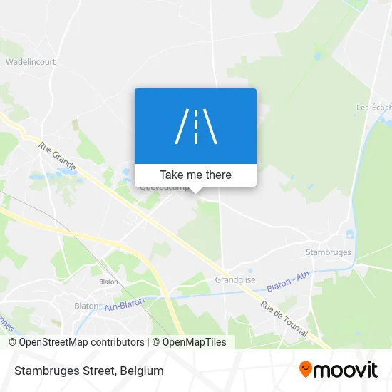 Stambruges Street map