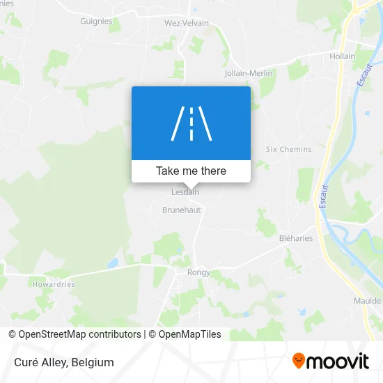 Curé Alley map