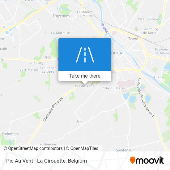 Pic Au Vent - La Girouette map