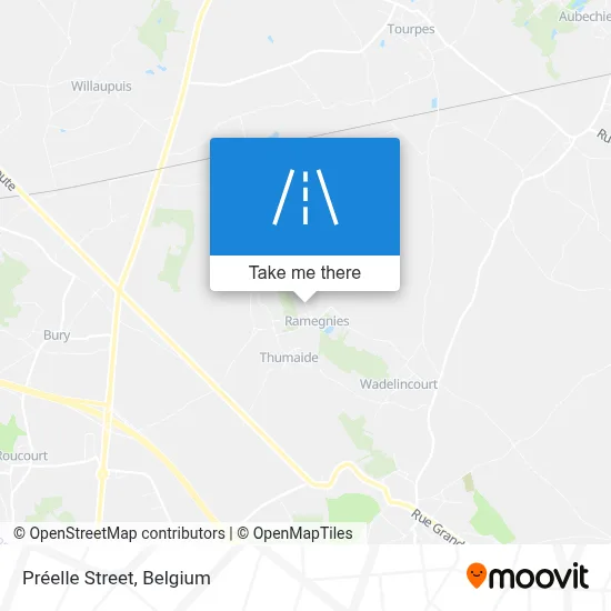 Préelle Street map
