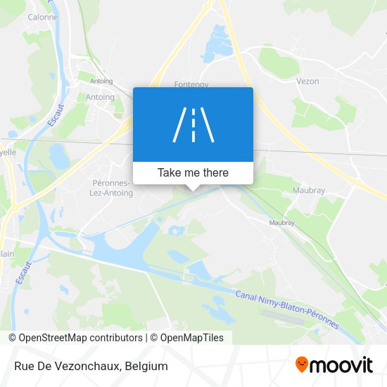 Rue De Vezonchaux plan