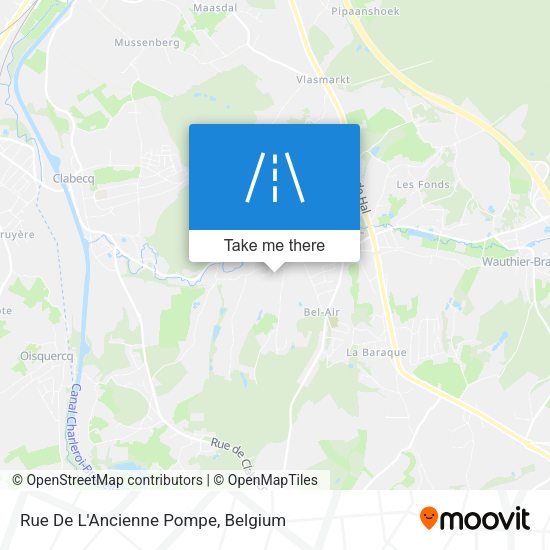 Rue De L'Ancienne Pompe plan