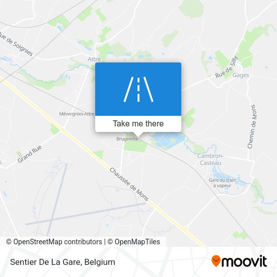 Sentier De La Gare plan