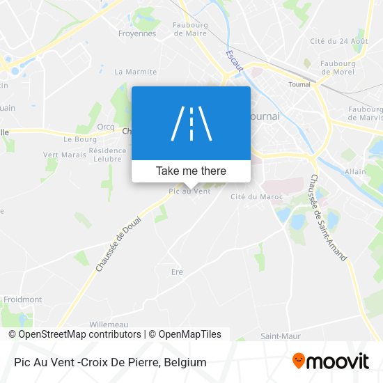 Pic Au Vent -Croix De Pierre map