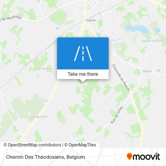 Chemin Des Théodosiens plan