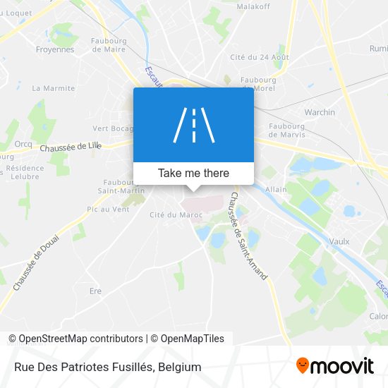 Rue Des Patriotes Fusillés plan
