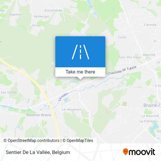 Sentier De La Vallée map
