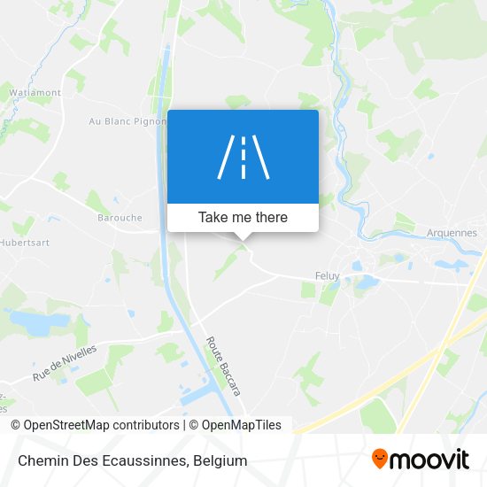 Chemin Des Ecaussinnes plan