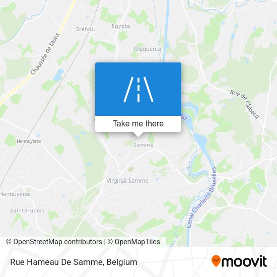 Rue Hameau De Samme plan