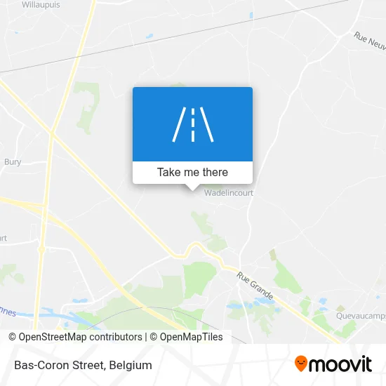 Bas-Coron Street map