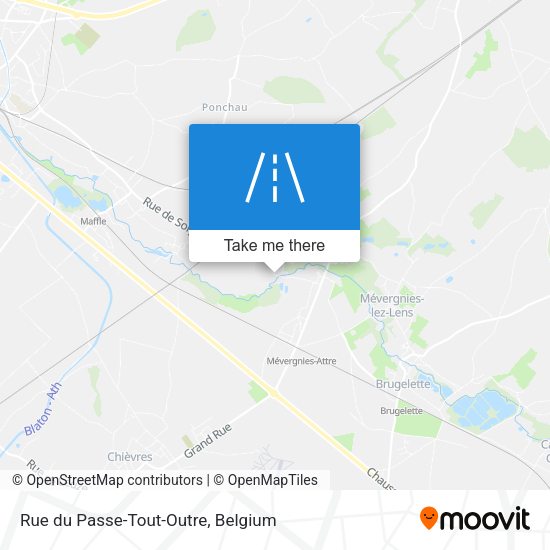 Rue du Passe-Tout-Outre plan