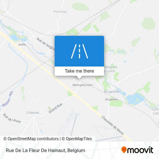 Rue De La Fleur De Hainaut map