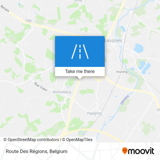 Route Des Régions map