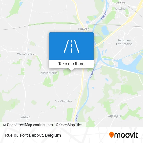 Fort Debout Street map