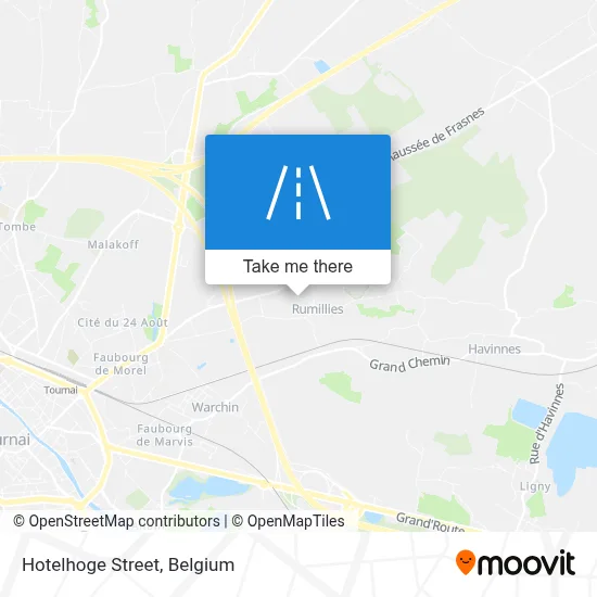 Hotelhoge Street map