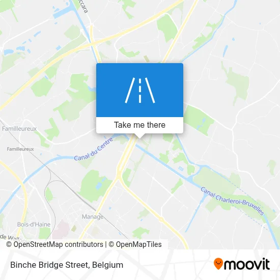 Binche Bridge Street map