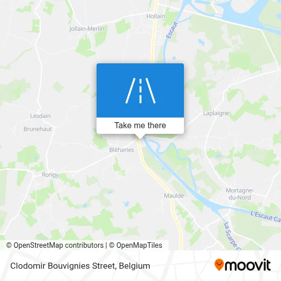 Clodomir Bouvignies Street map