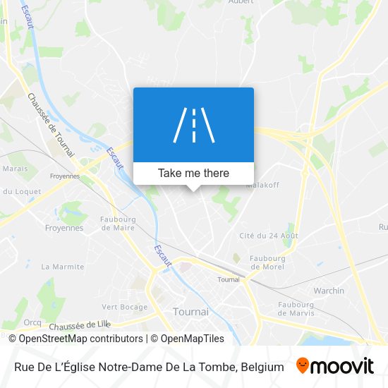 Rue De L’Église Notre-Dame De La Tombe plan