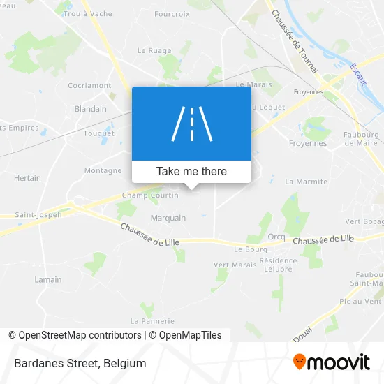 Bardanes Street map