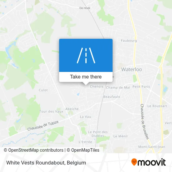 White Vests Roundabout map
