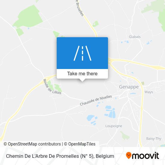 Chemin De L'Arbre De Promelles (N° 5) plan