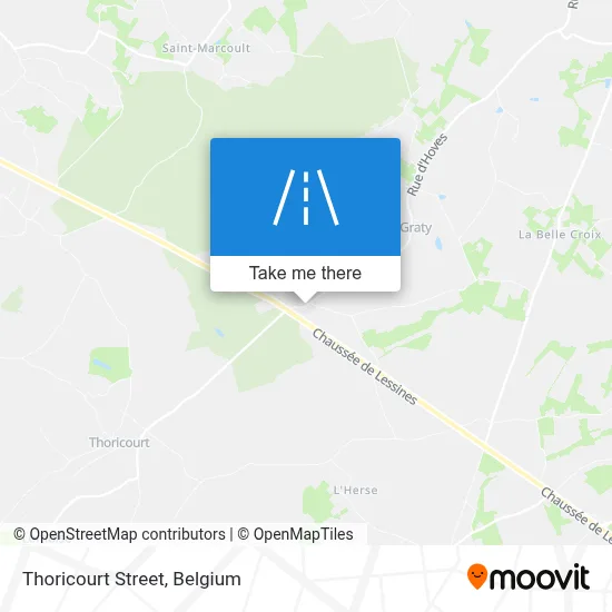 Thoricourt Street map