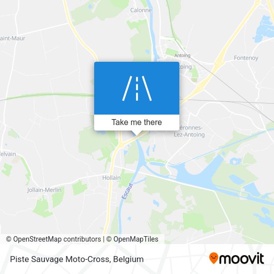 Piste Sauvage Moto-Cross map