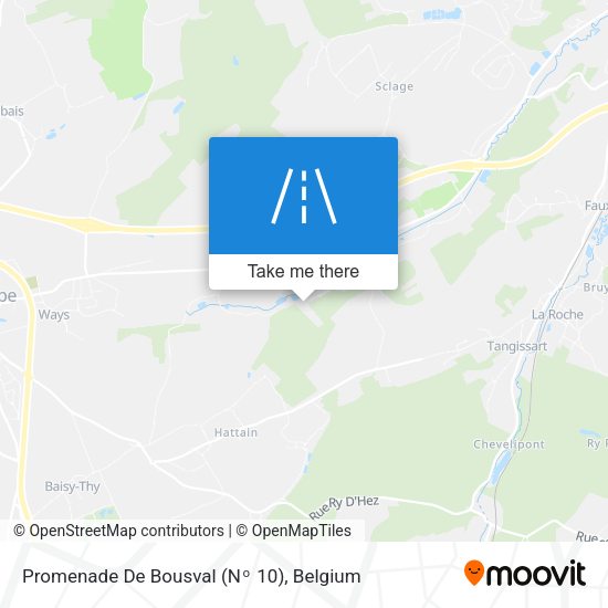 Promenade De Bousval (Nᵒ 10) plan