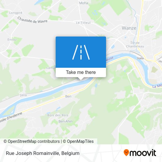 Rue Joseph Romainville map