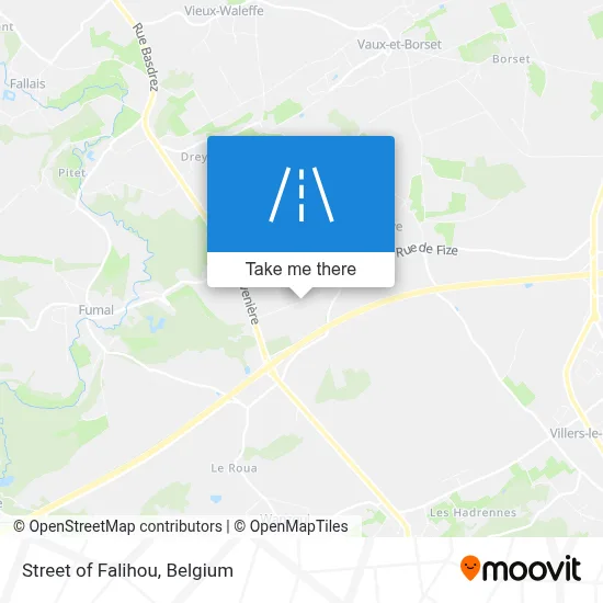 Street of Falihou map