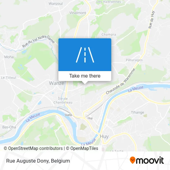 Auguste Dony Street map