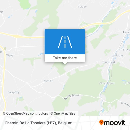Chemin De La Tasnière (N°7) plan