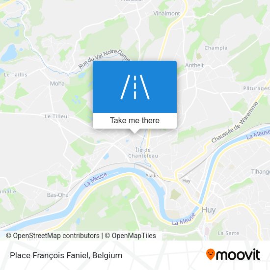 Place François Faniel plan