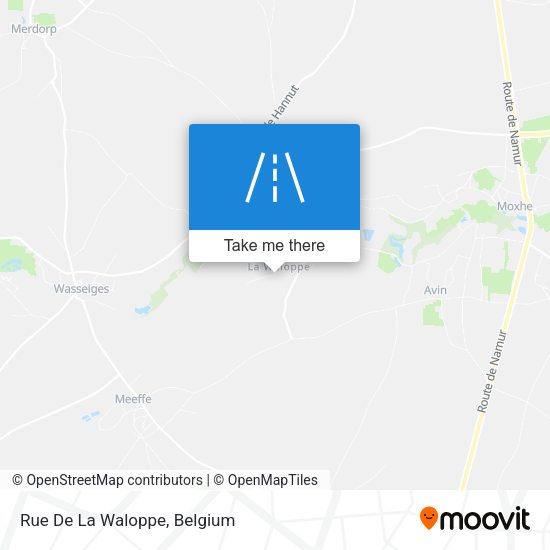 Rue De La Waloppe plan