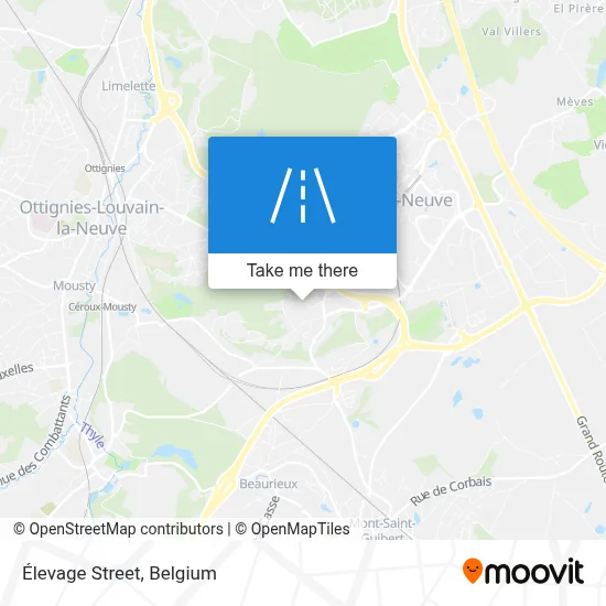 Élevage Street map